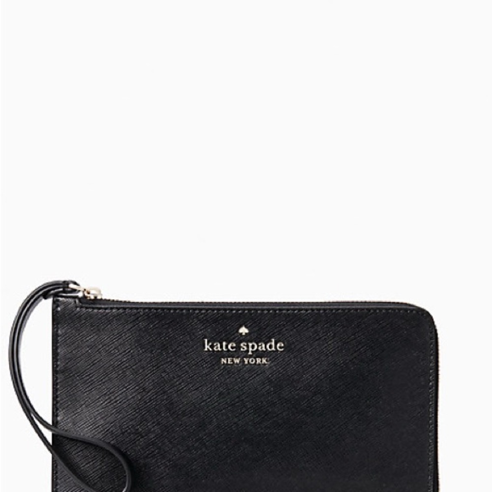 Kate Spade Black Wristlet New without tags